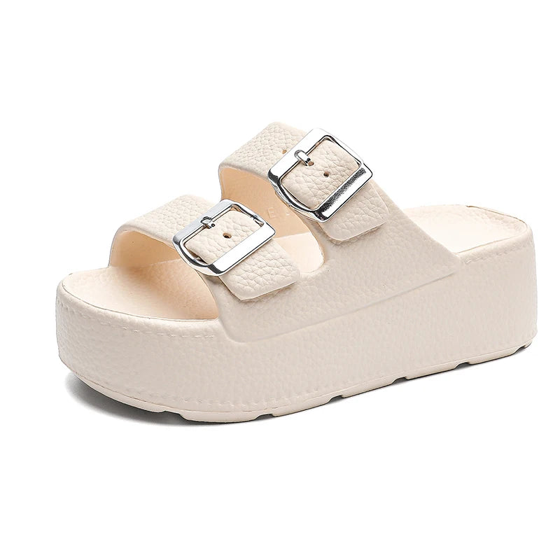 Summer women's sandals Bocken sandals thick bottom 5 cm non-slip slippers indoor home slippers women's outdoor beach shoes