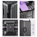 BunnyFly Wide Handlebar Travel Trolley Suitcase with Colorful Silent Wheels TSA Lock Rolling Luggage Large Capacity PC Material