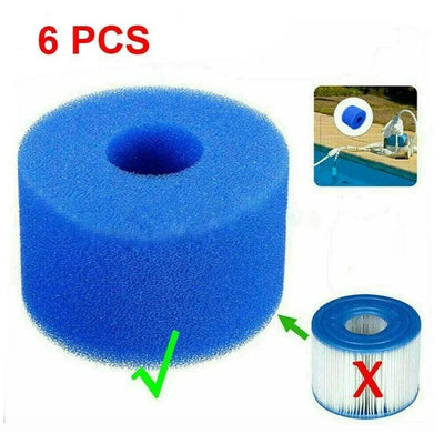 For Intex Pure Spa Reusable Washable Foam Hot Tub Filter | SAMAG