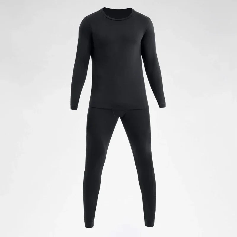 Thermal pants men's long Johns plus fleece thickened inside to wear tight bottom cold proof thin cotton pants wool pants spring