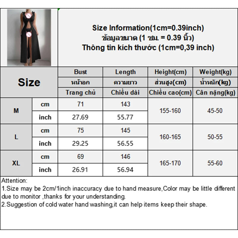 Sexy Women Nightgowns Floral Sleepwear Slip Night Dress Deep-V Lace Mesh See-through Lingerie