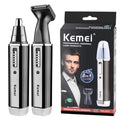 Kemei Rechargeable All in One Hair Trimmer for Men&women Electric Shaver Beard Trimmer Face Nose Ear Eyebrow Trimmer for Nose