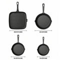 4 - Piece Cast Iron Cookware Set, Round Frying Pans - View 4 | SAMAG