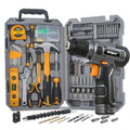 Tool Set with 8V Drill Home DIY Repair and Maintenance, Cordless USB Electric Driver, Hand Kit for Women and - View 7 | SAMAG