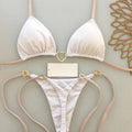 Sexy Halter Solid color Bikini Set Women's Swimsuit | SAMAG