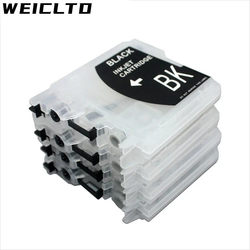 LC38 LC39 LC36 LC61 LC65 LC980 LC985 LC990 LC1100 No Chip Refillable Ink Cartridge for Brother DCP-J125 185C 195C J315W 290C