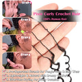 Feather Crochet Human Hair 4/27 Highlight Pixie Curl Bulk Hair Extensions Lightweight Small Spirals Curly Crochet Hair For Braid