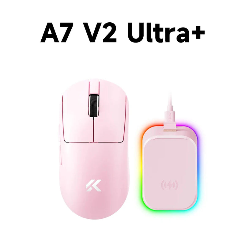 MCHOSE A7 V2 Lightweight Wireless Gaming Mouse Dual 8,000Hz Polling Rate PAW3950 TI Gaming Esports Office Mouse