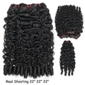 Burmese Curly Hair Bundles Pixie Curly Bundles 100% Raw Human Hair Ocean Spiral Curly Double Drawn Vietnamese Hair Weave Deep Wave