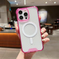 Luxury Wireless Charging For Magsafe Magnetic Phone Case For iPhone 17 16 15 14 11 12 13 Pro Max Shockproof Transparent Cover