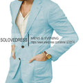 Summer Linen Suit Men Casual Party Classic Blazer Pants 2 Pieces Holiday Travel Tailor-made Breathable Cool Male Outfits