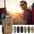 Outdoor Tactical Walkie Talkie Cover For MOLLE Accessory Bag Adjustable Two Way Radios Holder Bag Case For Walkie Talkies