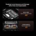 GMKtec M8 Mini PC AMD Ryzen 5 PRO 6650H 16GB RAM NO SSD NO OS Mini Desktop Computers Triple 4K Display, WiFi5.2,BT6E, USB-C, DP