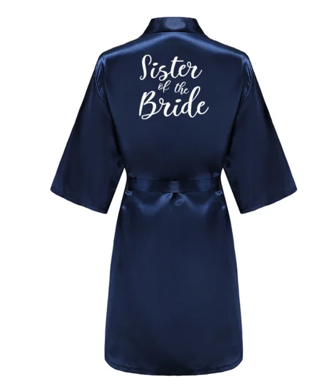 Satin Silk Robes Plus Size Wedding Bathrobe Bride | SAMAG