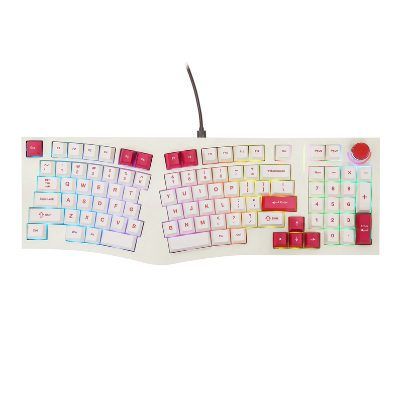 Feker Alice98 QMK/VIA Alice Layout Gasket-mounted Hot-Swap Wired/Bluetooth/2.4GHz Wireless Mechanical Keyboard for Mac/Win