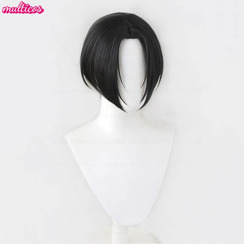 High Quality Oosaki Nana Cosplay Wig Nana Osaki Wig Short Black Scalp Heat Resistant Synthetic Hair Halloween Anime Wigs +WigCap