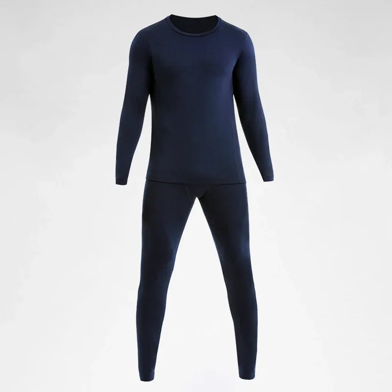 Thermal pants men's long Johns plus fleece thickened inside to wear tight bottom cold proof thin cotton pants wool pants spring