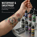 DM 1PC Colorful Temporary Juice Tattoo Paste Painless Body Paint Tattoo DIY Fake Tattoo 1 Week without Fading for Women Men