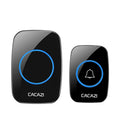 CACAZI New Wireless Doorbell Waterproof 300m Range US EU UK Plug-in Home Intelligent Door Bell Chime 1 2 Button 1 2 3 Receivers