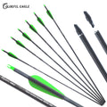 28"30"31" Archery Pure Carbon arrows Spine 300 400 | SAMAG