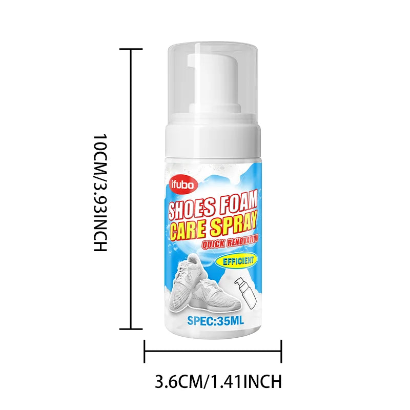 Shoe Cleaning Quick Stain Remover Whitening Polish For Sneakers Leather Boots Car Interior Multi Purpose Gentle Safe Formula