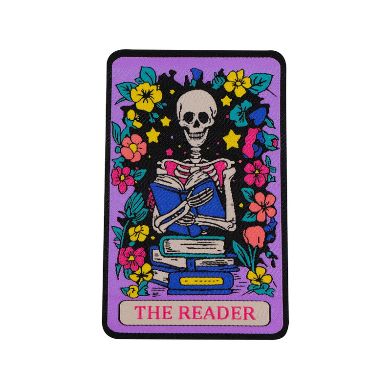 Skeleton Tarot Iron On Patch Clothes Patch For Clothing ADHD Embroidered Patch Garment Apparel Accessories Sewing Stickers