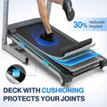 15% Auto Incline 4.0HP Folding Treadmill, 400LBS - View 5 | SAMAG