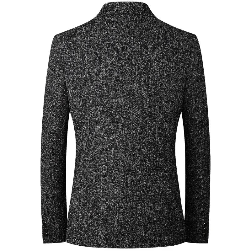 New Autumn Black Men Business Social Suit Jacket, Blue Fashion Blazers, Simple Homme Prom Party Dress Coats.