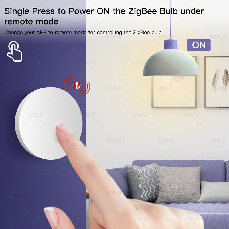 Zigbee Wireless Switch Button Smart Scene Switch Smart Home Voice Control For eWeLink APP Alexa Home Assistant Zigbee2MQTT