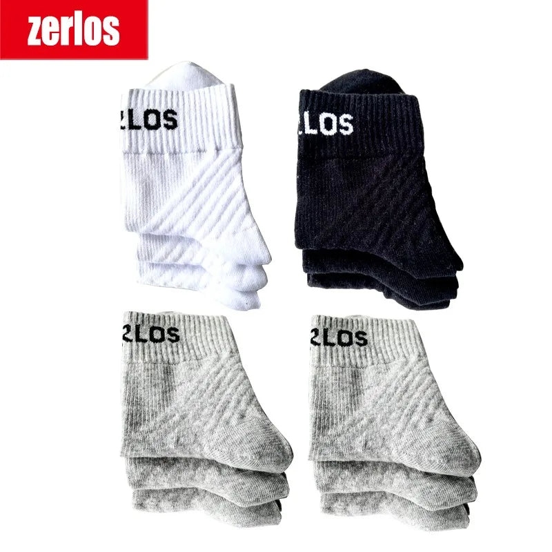 3 pairs /lot size 36-44 zerlos brand sport socks men | SAMAG