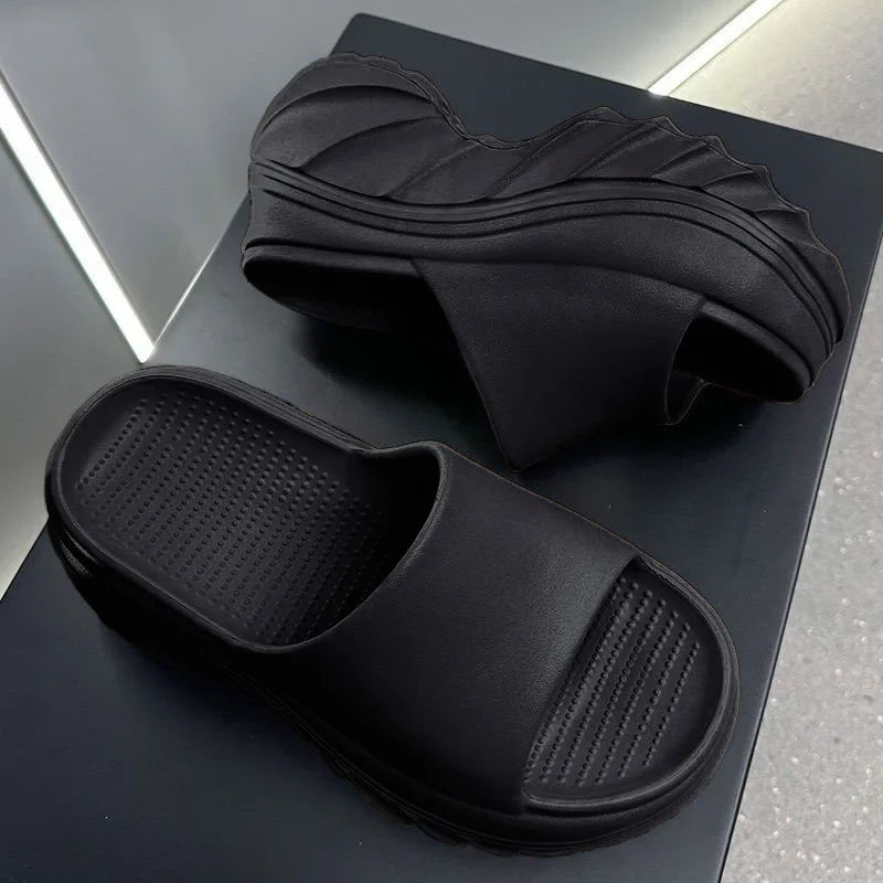 2026 Hot Sale Women's Slippers Summer Outer Wear Slippers Women New Thick-Soled Eva Slippers, Soft-Soled Home Sandals for Women