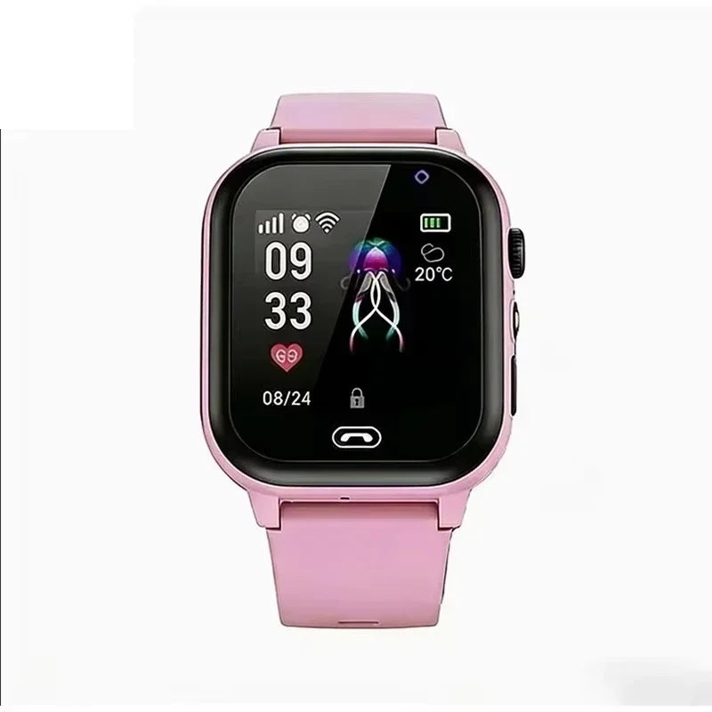 Lenovo 2026 New 5G Waterproof Kids Smart Watch SOS GPS Tracker Sim Card Call Camera Child Watch Gift for Boys Girls iOS Android