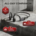 2026 New Bluetooth 5.3 Bone Conduction Headphones Open-Ear Wireless Earphones, 20H Long Battery ENC Mic, Lightweight Sweatproof for Running