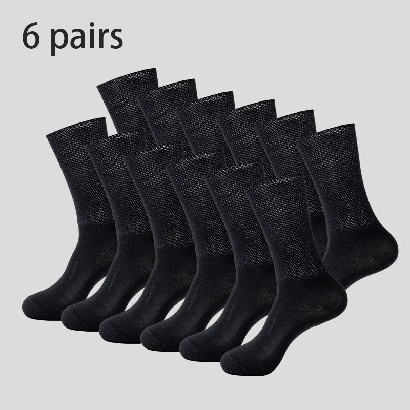 6Pairs Comfortable and Supportive Diabetic Socks for Men | SAMAG