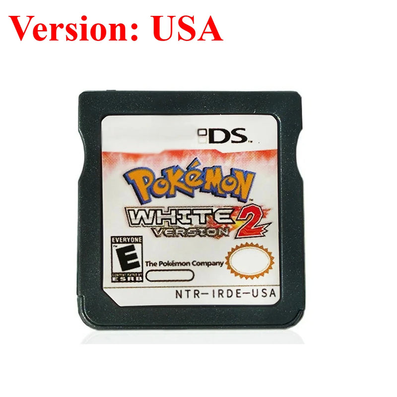 USA Pokemon NDS Game Card 3DS 2DS DS Card SoulSilver HeartGold Platinum Game Card Game Card BLACK Collecting Hobbies Gifts