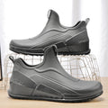 Men's rain shoes four seasons new soft sole anti-slip waterproof outdoor casual fishing water shoes chef kitchen work rain boots