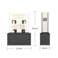 Mini WIFI 6 Adapter 150M/300M Network Card USB Dongle 2.4GHz 802.11AX Signal Reception For PC Laptop - Visuel 6 | SAMAG