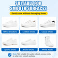 Easy Rub Shoe Polish, Shoe Refurbish Conditioner, Sponge Whitener Remove Yellow Stains for Smooth & White Shoes