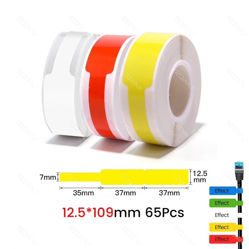 Niimbot Mini Smart Portable Printer Thermal Cable Sticker Self-Adhesive Waterproof Identification Tag For D101/D11/D110/H1/D11H