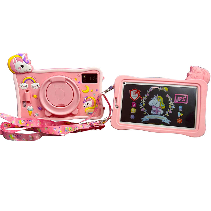 6GB RAM 256GB ROM WiFi Tablet Android 13 PC 7 Inch Kids Learning Education Tablets Children's Gift Quad-core 5000mAh Tablet PC