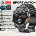 2026 New Outdoor GPS Sports Smartwatches Men Compass 10ATM Waterproof 24/7 Health Monitoring Chat GPT Bluetooth Call Smart Watch