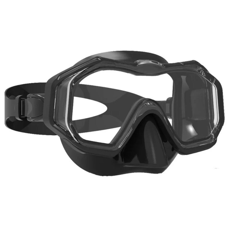 Unisex PC Glass Swim Goggles with Nose Cover PVC Strap | SAMAG