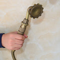 ZAPPO Shower Faucet Clawfoot Tub Shower Systerm Wall Mounted Bathroom Tub Filler with Hand Held Shower Sprayer Vintage