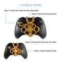 Gaming Game Steering Wheel Supplies DIY Universal Gamepad Steering Racing Game Steering Wheel for PS4/Playstation 4