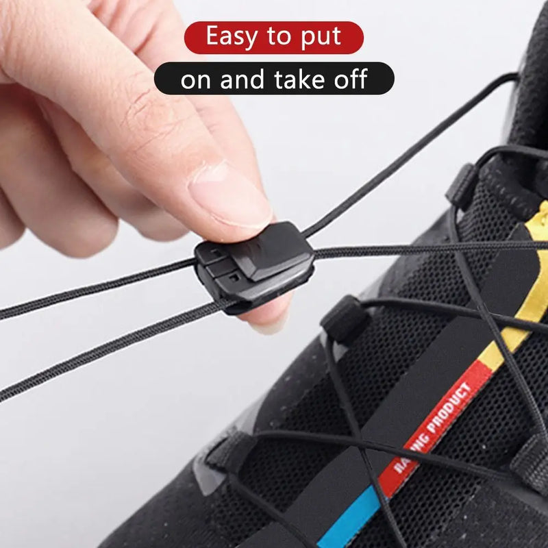 1Pair Fashion Without Ties Quick Lace Kit Round Tennis Creative Lazy Shoe Laces No Tie Shoelaces for Salomon Shoe Accessories