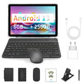 BDF Tablet 10.1 Inch 4G Lte Sim Card Octa Core 8GB RAM 256GB ROM Tablets 2.4G/5G Wifi Android 13 Sim Card Tablet PC
