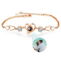 Custom Photo Bracelet Personalized Projection with Picture Inside 100 Languages I Love You Stainless - Visuel 10 | SAMAG