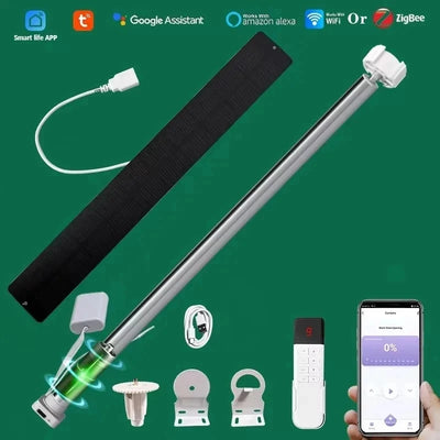 Tuya Zigbee Battery Electric Smart Curtains Roller Blinds | SAMAG