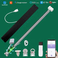 Tuya Zigbee Battery Electric Smart Curtains Roller Blinds Motor Wireless Smart Life For 20 25 28mm Tube Alexa App Remote Control