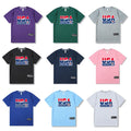 Loose Men Running 2023 Outdoor Street Basketball Gym Short Sleeve Letter Print T Shirt Summer Quick Dry Fitness Bodybuilding